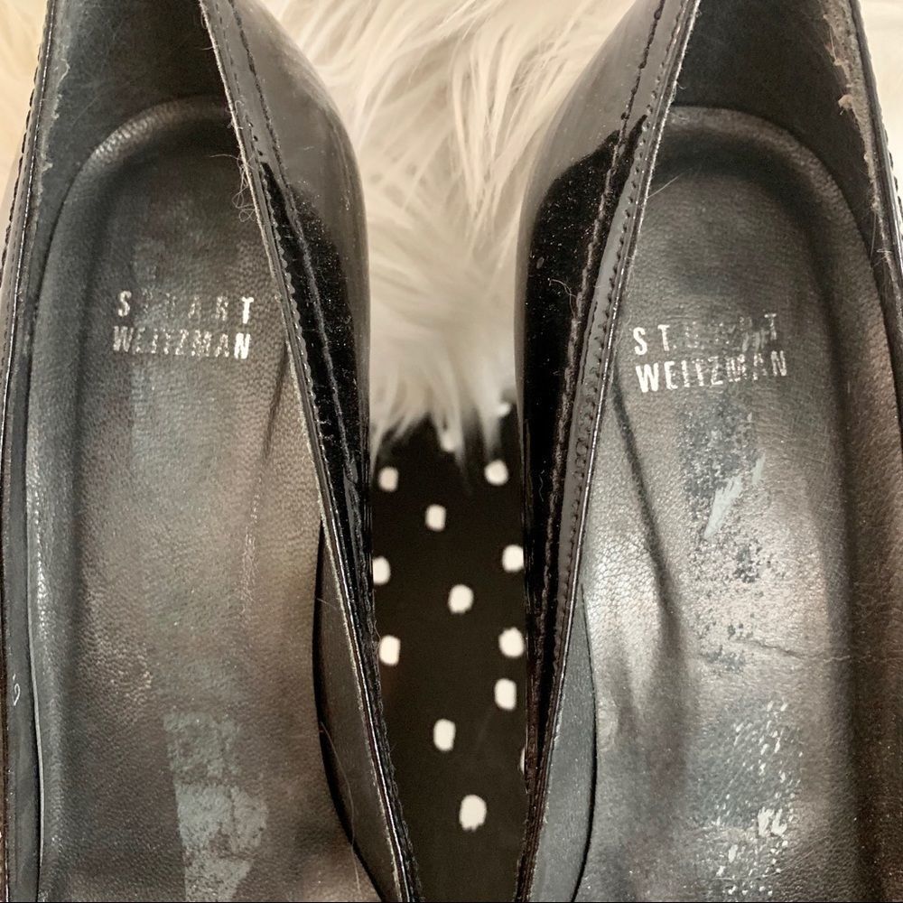 Stuart Weizman Platform Patent Leather Pumps 9.5 - image 5